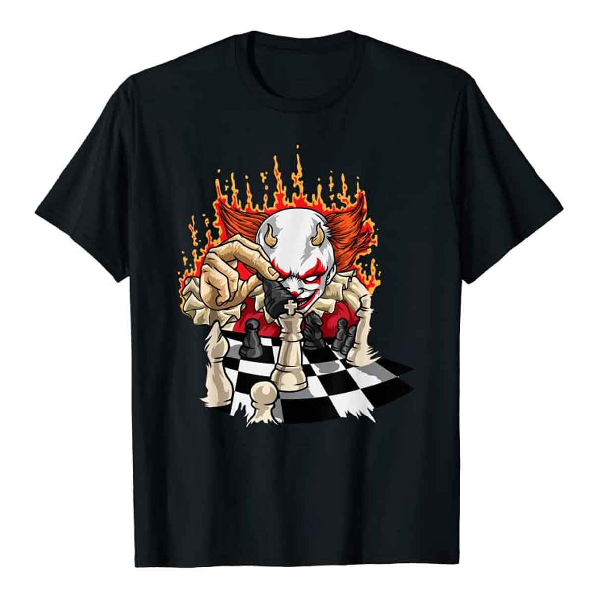 CAMISETA “PAYASO DIABÓLICO” – Xadrez Galego